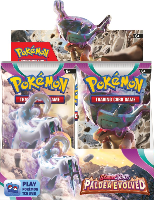 Pokemon Scarlet and Violet Paldea Evolved Booster - Cartes Sportives Rive Sud