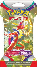 Pokemon Scarlet and Violet Sleeved Booster Pack - Cartes Sportives Rive Sud