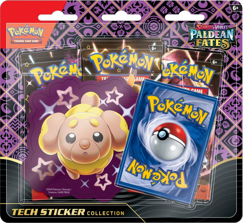 Pokemon Scarlet & Violet Paldean Fates Tech Sticker Collection - Cartes Sportives Rive Sud