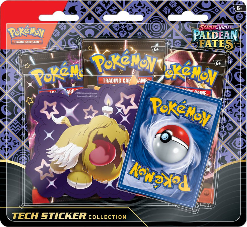 Pokemon Scarlet & Violet Paldean Fates Tech Sticker Collection - Cartes Sportives Rive Sud