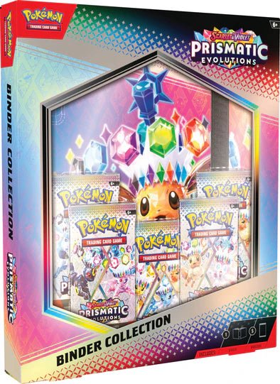 Pokemon - Scarlet & Violet - Prismatic Evolutions - Binder Collection (Pre - Order) - Cartes Sportives Rive Sud