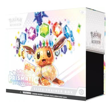 Pokemon - Scarlet & Violet - Prismatic Evolutions - Elite Trainer Box (Pre - Order) - Cartes Sportives Rive Sud