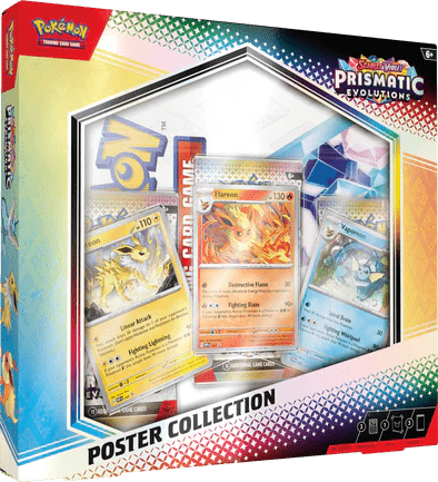 Pokemon - Scarlet & Violet - Prismatic Evolutions - Poster Collection (Pre - Order) - Cartes Sportives Rive Sud