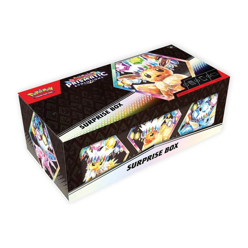 Pokemon - Scarlet & Violet - Prismatic Evolutions - Surprise Box (Pre - Order) - Cartes Sportives Rive Sud