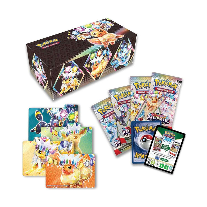 Pokemon - Scarlet & Violet - Prismatic Evolutions - Surprise Box (Pre - Order) - Cartes Sportives Rive Sud