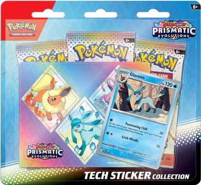 Pokemon - Scarlet & Violet - Prismatic Evolutions - Tech Sticker Collection (Pre - Order) - Cartes Sportives Rive Sud