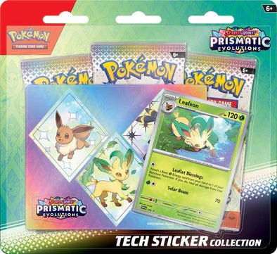 Pokemon - Scarlet & Violet - Prismatic Evolutions - Tech Sticker Collection (Pre - Order) - Cartes Sportives Rive Sud