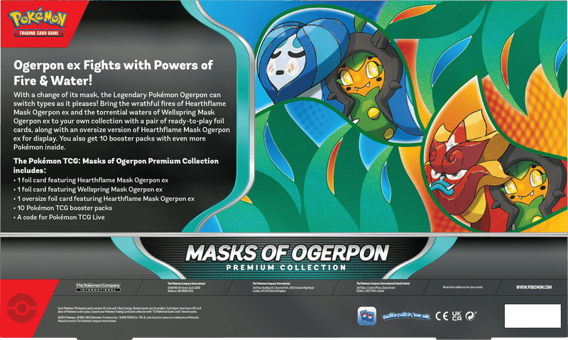 Pokemon SV10.5 Masks Of Ogerpon Premium Collection - Cartes Sportives Rive Sud