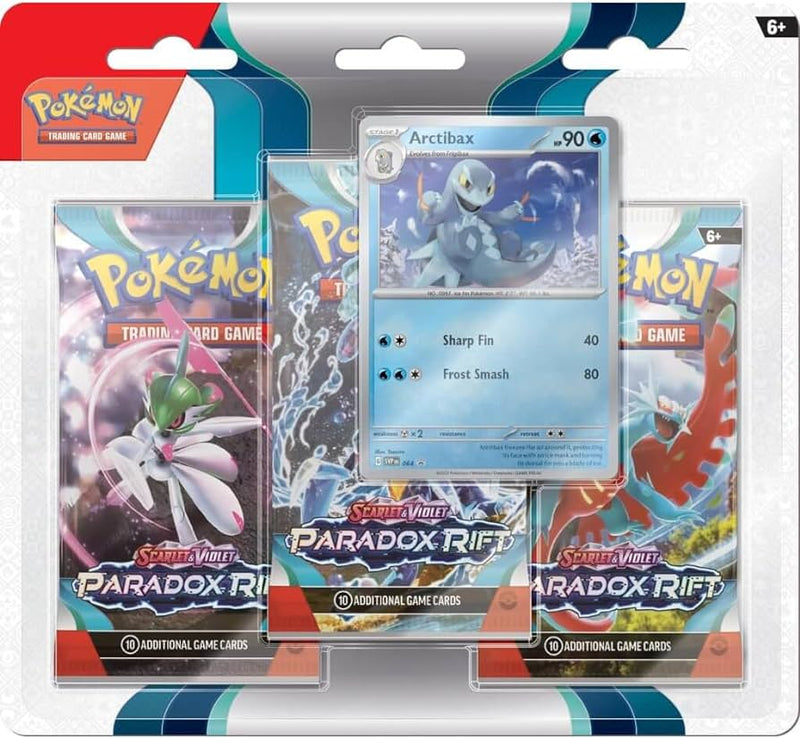 Pokemon SV4 Paradox Rift 3 Pack Blister - Cartes Sportives Rive Sud