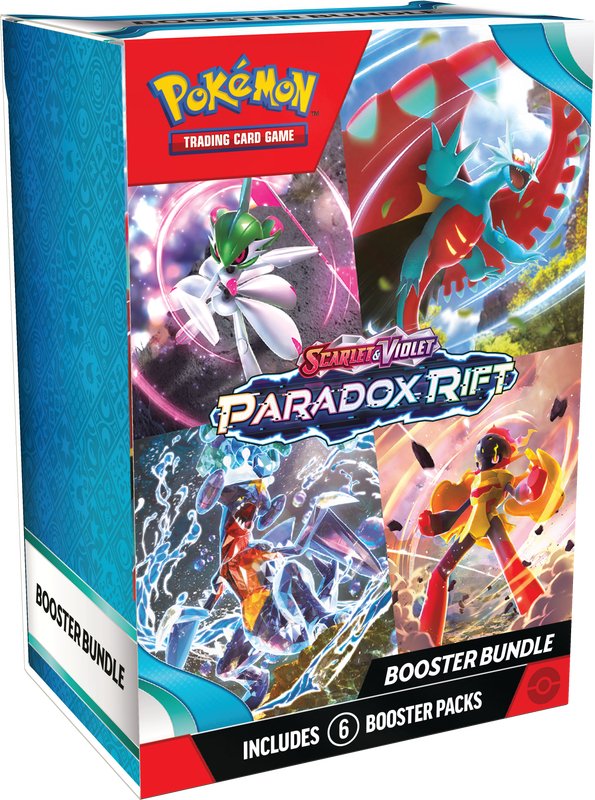 Pokemon SV4 Paradox Rift Bootser Bundle - Cartes Sportives Rive Sud