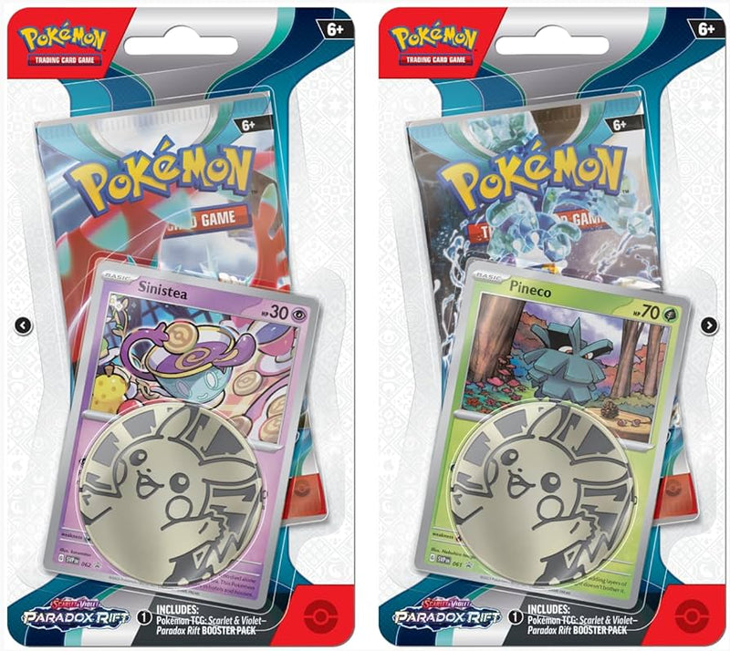 Pokemon SV4 Paradox Rift Checklane Blister Pack - Cartes Sportives Rive Sud