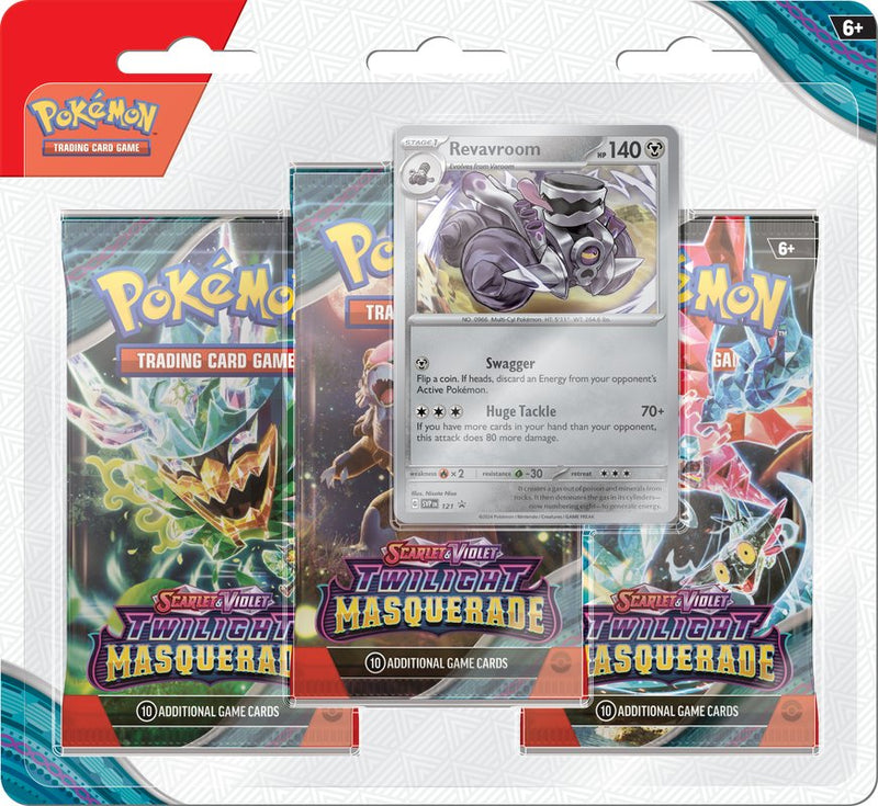 Pokemon SV6 Twilight Masquerade 3PK Blister - Cartes Sportives Rive Sud