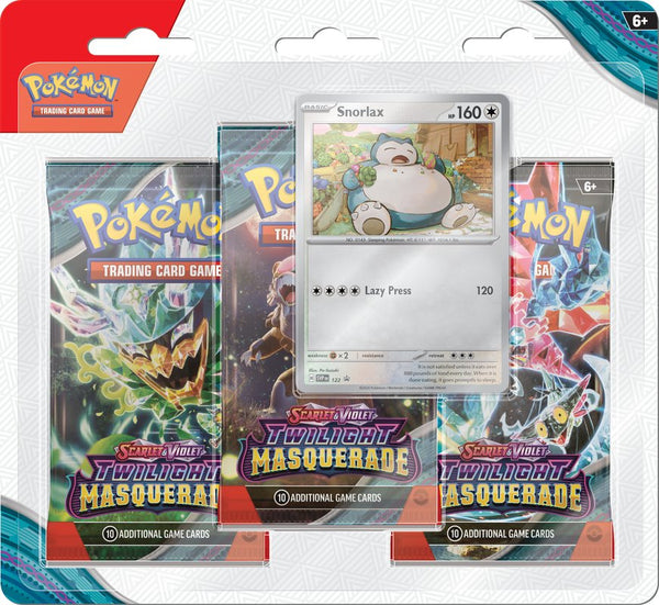 Pokemon SV6 Twilight Masquerade 3PK Blister - Cartes Sportives Rive Sud