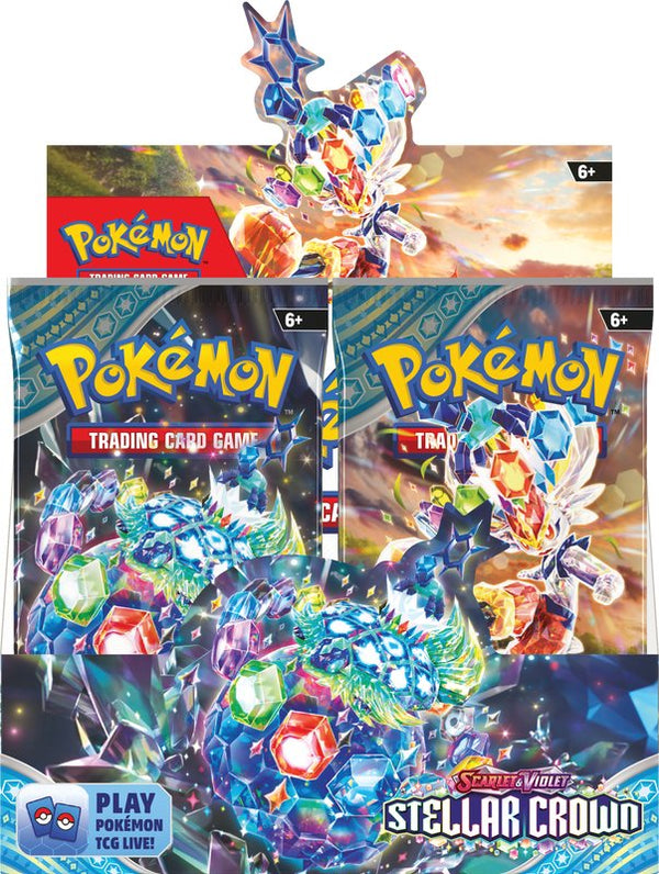 Pokemon SV7 Stellar Crown Booster (Pre - Order) - Cartes Sportives Rive Sud