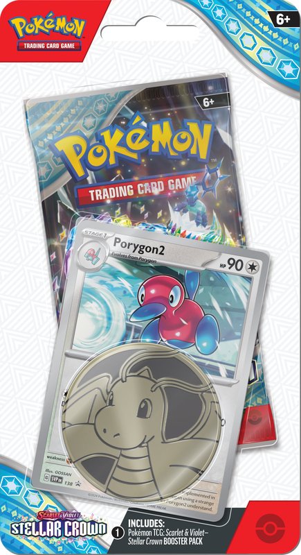 Pokemon SV7 Stellar Crown Checklane Blister - Cartes Sportives Rive Sud