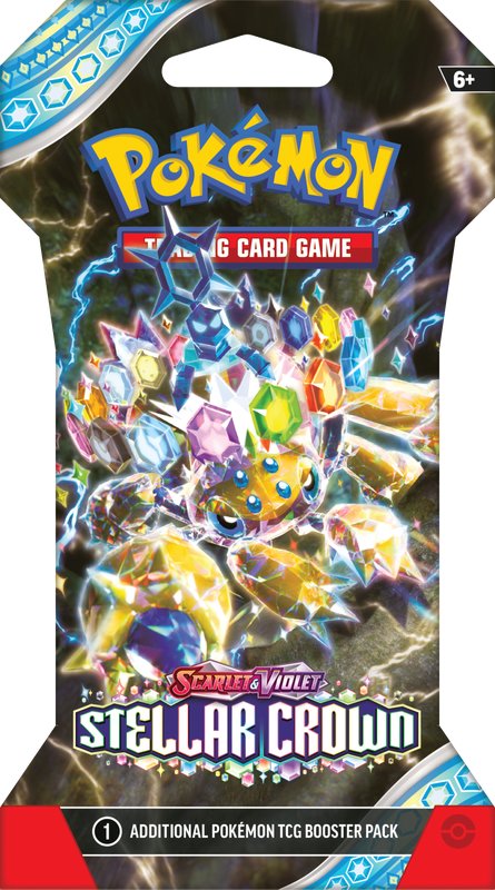 Pokemon SV7 Stellar Crown Sleeved Pack (Pre - Order) - Cartes Sportives Rive Sud