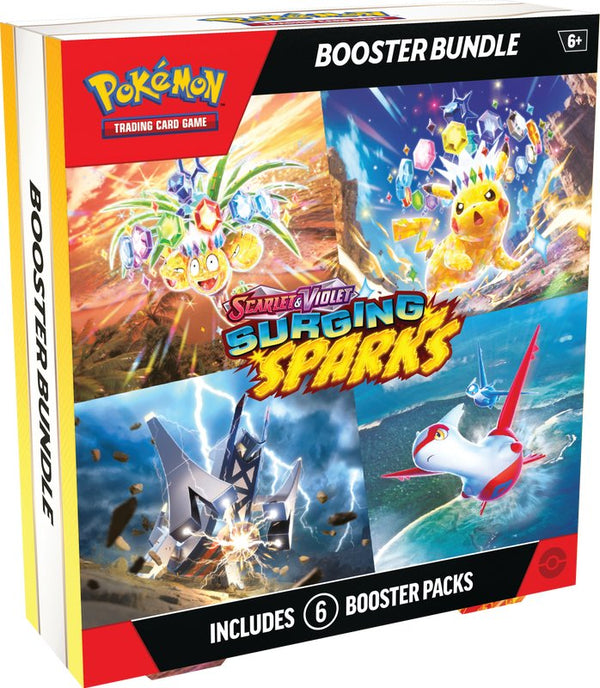 Pokemon SV8 Surging Sparks Booster Bundle (Pre - Order) - Cartes Sportives Rive Sud