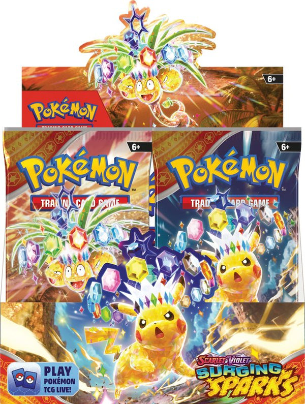 Pokemon SV8 Surging Sparks Booster (Pre - Order) - Cartes Sportives Rive Sud