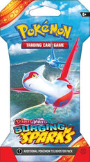 Pokemon SV8 Surging Sparks Sleeved Pack (Pre - Order) - Cartes Sportives Rive Sud