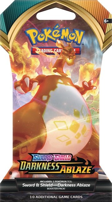 Pokemon SWSH Darkness Ablaze Sleeved Booster Pack - Cartes Sportives Rive Sud