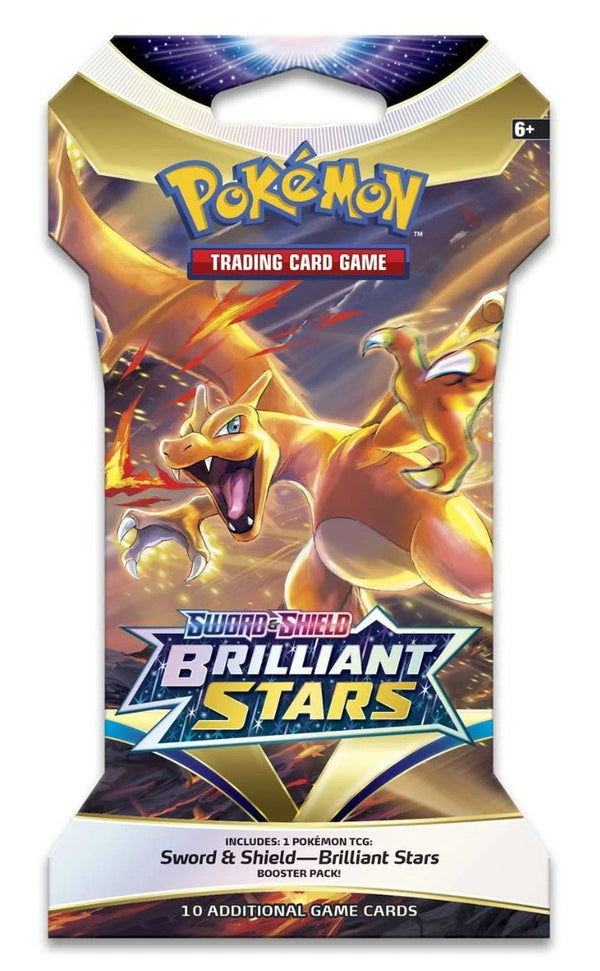 Pokemon SWSH09 Brilliant Stars Sleeved Booster Pack - Cartes Sportives Rive Sud