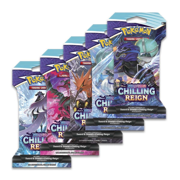 Pokemon SWSH6 Chilling Reign Sleeved Booster Pack - Cartes Sportives Rive Sud