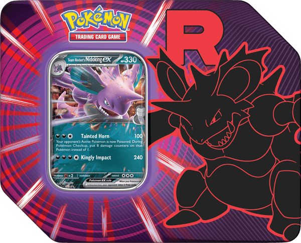Pokemon Team Rocket Tin (Pre - Order) - Cartes Sportives Rive Sud