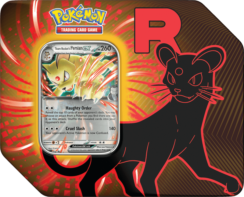 Pokemon Team Rocket Tin (Pre - Order) - Cartes Sportives Rive Sud
