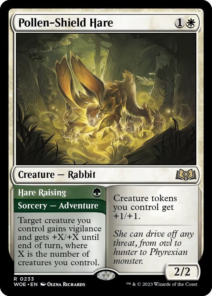 Pollen - Shield Hare [WOE - 233] - Cartes Sportives Rive Sud
