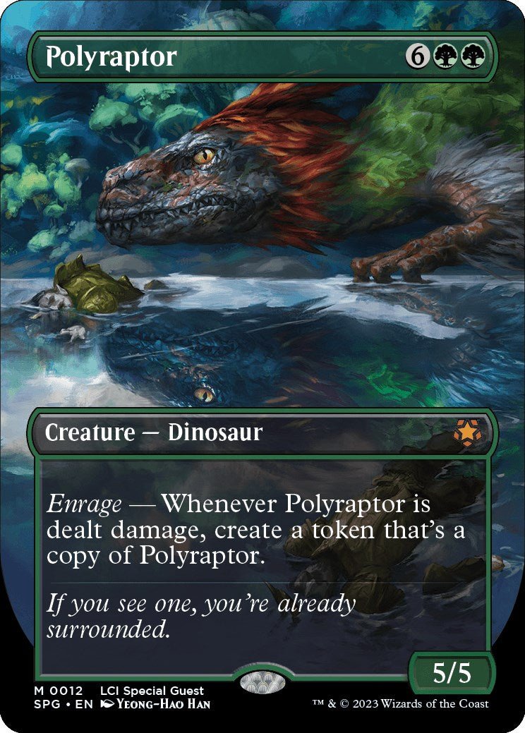 Polyraptor (Borderless) [SPG - 12] - Cartes Sportives Rive Sud