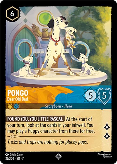 Pongo - Dear Old Dad [7 - 29/204] - Cartes Sportives Rive Sud