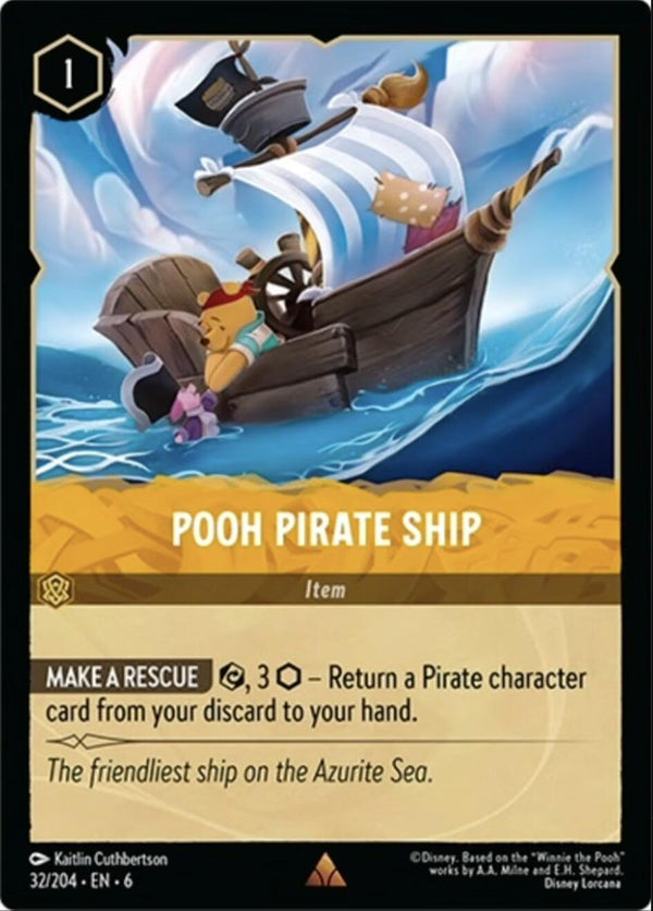 Pooh Pirate Ship [6 - 32/204] - Cartes Sportives Rive Sud