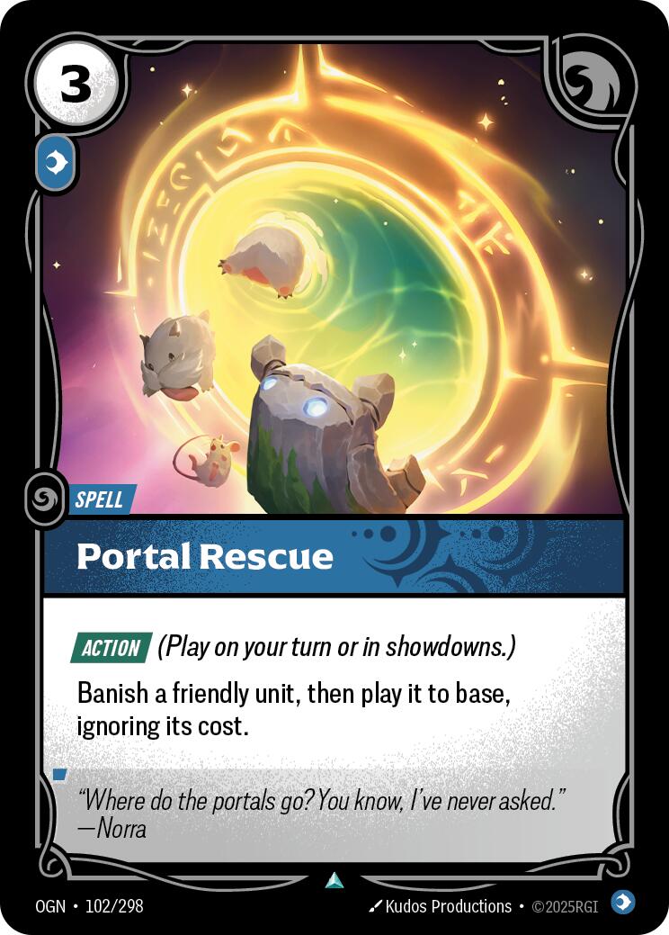 Portal Rescue [OGN - 102/298] - Cartes Sportives Rive Sud