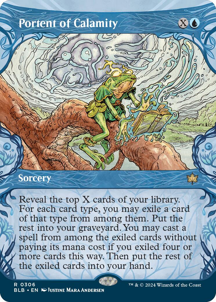 Portent of Calamity (Showcase) [BLB - 306] - Cartes Sportives Rive Sud