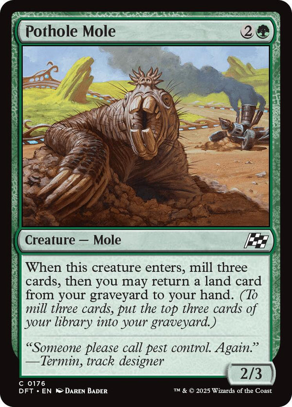 Pothole Mole [DFT - 176] - Cartes Sportives Rive Sud