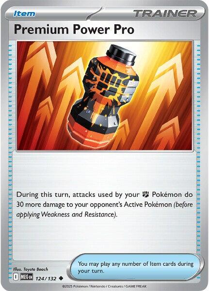 Premium Power Pro - 124/132 [MEG - 124/132] - Cartes Sportives Rive Sud
