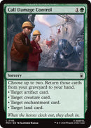 (Preorder) Call Damage Control [MSH - 162] - Cartes Sportives Rive Sud