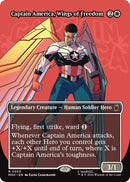 (Preorder) Captain America, Wings of Freedom (Borderless) [MSH - 353] - Cartes Sportives Rive Sud