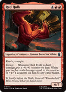 (Preorder) Red Hulk [MSH - 149] - Cartes Sportives Rive Sud