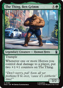 (Preorder) The Thing, Ben Grimm [MSH - 190] - Cartes Sportives Rive Sud