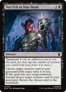 (Preorder) Too Evil to Stay Dead [MSH - 118] - Cartes Sportives Rive Sud