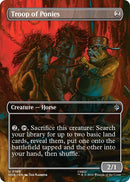 (Preorder) Troop of Ponies (Borderless) [HOB - 199] - Cartes Sportives Rive Sud
