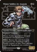 (Preorder) Winter Soldier, Icy Assassin (Borderless) [MSH - 377] - Cartes Sportives Rive Sud