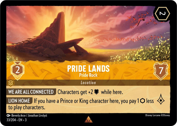 Pride Lands - Pride Rock [3 - 33/204] - Cartes Sportives Rive Sud