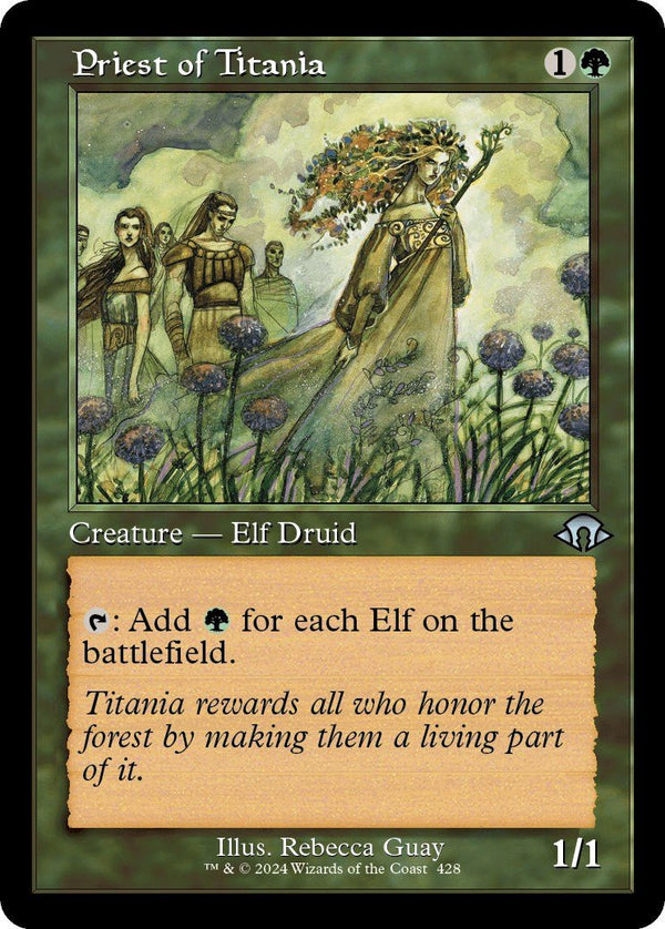 Priest of Titania (Retro Frame) [MH3 - 428] - Cartes Sportives Rive Sud
