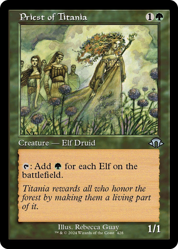 Priest of Titania (Retro Frame) [MH3 - 428] - Cartes Sportives Rive Sud
