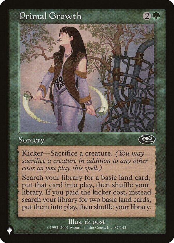Primal Growth [LIST - 87/143] - Cartes Sportives Rive Sud