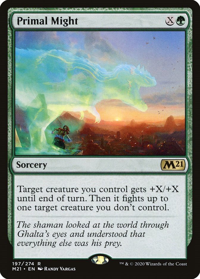 Primal Might [M21 - 197] - Cartes Sportives Rive Sud