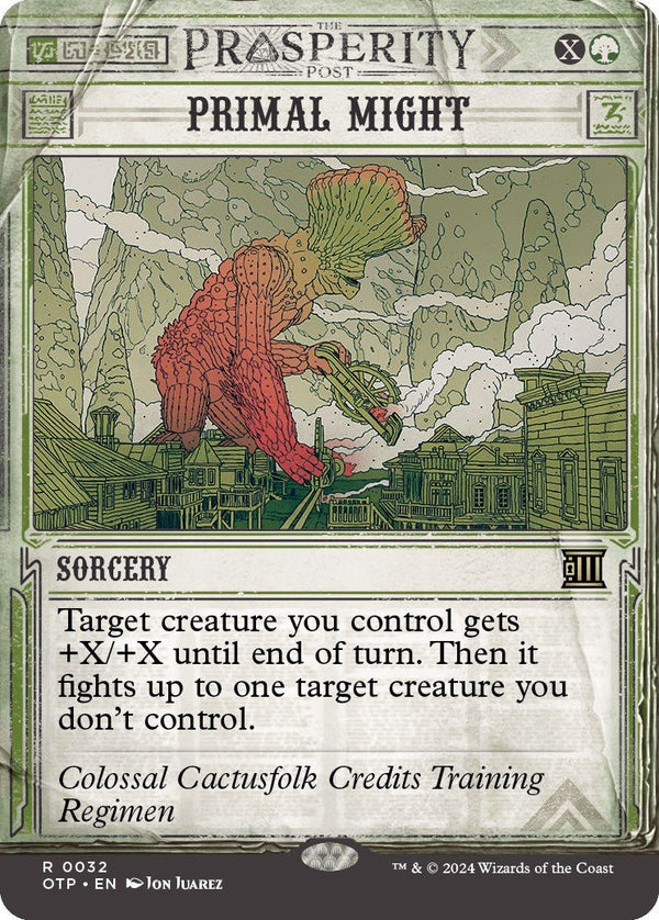 Primal Might [OTP - 32] - Cartes Sportives Rive Sud