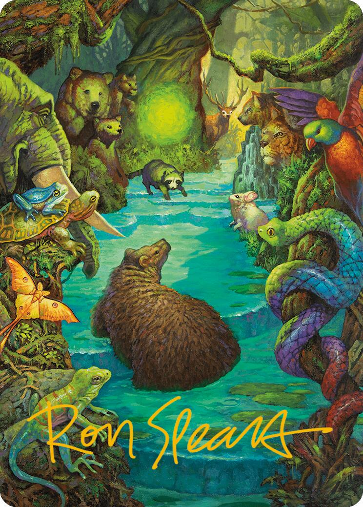 Primal Prayers Art Card (Gold - Stamped Signature) [ASMH3 - 39] - Cartes Sportives Rive Sud